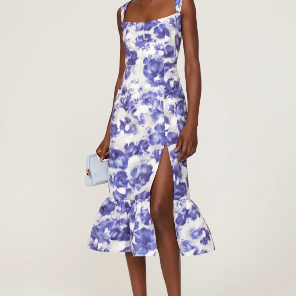 Sachin and Babi Floral Purple and White Women's Dress